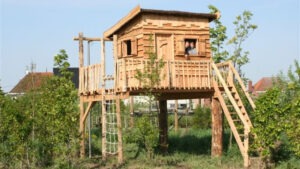Boomhut op maat laten bouwen voor Beau en Evy in België