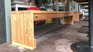 Douglas tuinbanken op maat laten maken