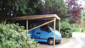 Houten carport overkapping op maat laten maken Zeist