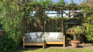 Loungeset van hardhout op maat laten maken 0450