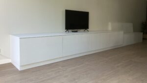 Ladekast met eetkamerbank klepbank op maat laten maken