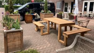 TENSO rolstoel picknicktafel douglas Charim De Looborch Zeist