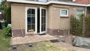 TENSO eiken veranda houten overkapping op maat laten maken