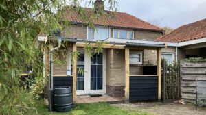 Eiken houten veranda op maat laten maken in Leusden