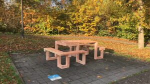 Tenso rolstoel picknicktafel pefc douglas Klimmendaal